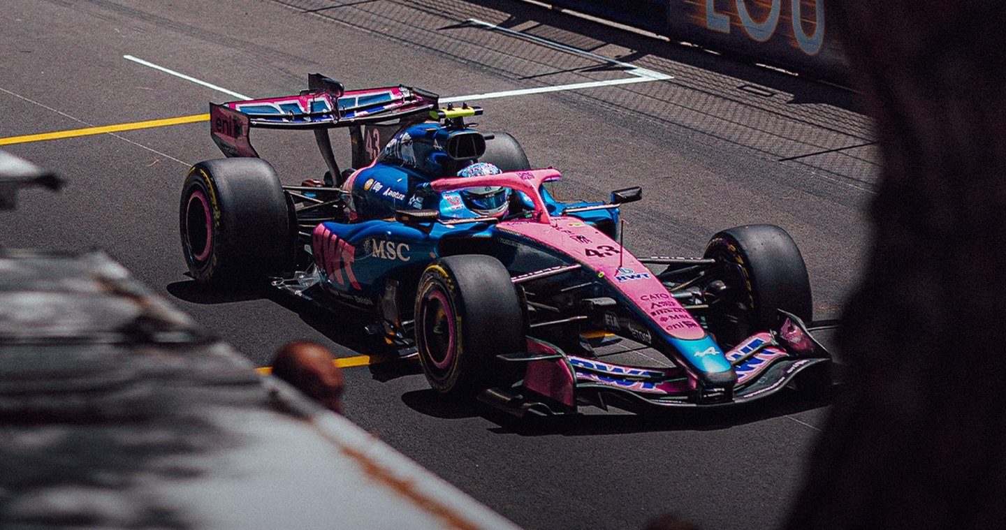 Franco Colapinto en el GP de Mónaco.
