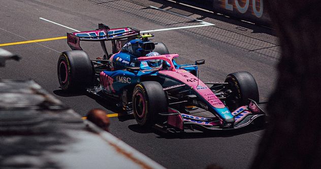 Franco Colapinto en el GP de Mónaco.