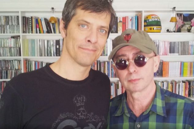 Mario Pergolini y El Indio Solari. Foto: captura pantalla.