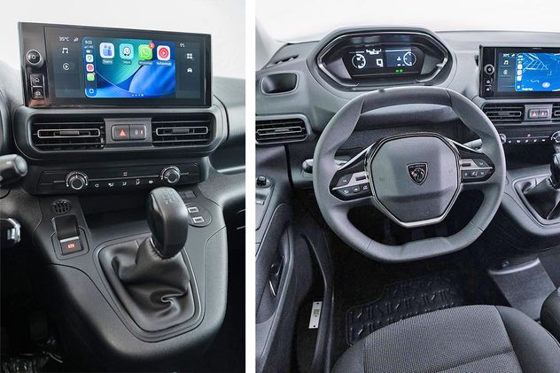 El panel de instrumentos digital, pantalla táctil central, que adopta el concepto I-Cockpit del 208 y 2008 actuales.