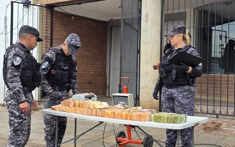 El dinero secuestrado. 