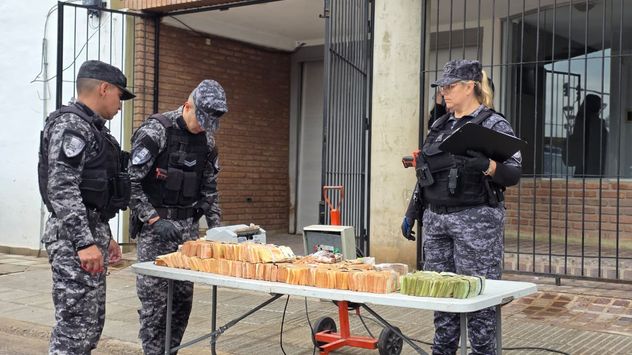 El dinero secuestrado. 