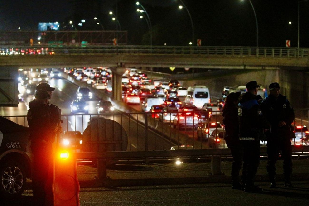 Operación Muro: la ciudad blindó sus accesos con la provincia de Buenos Aires sobre la General Paz