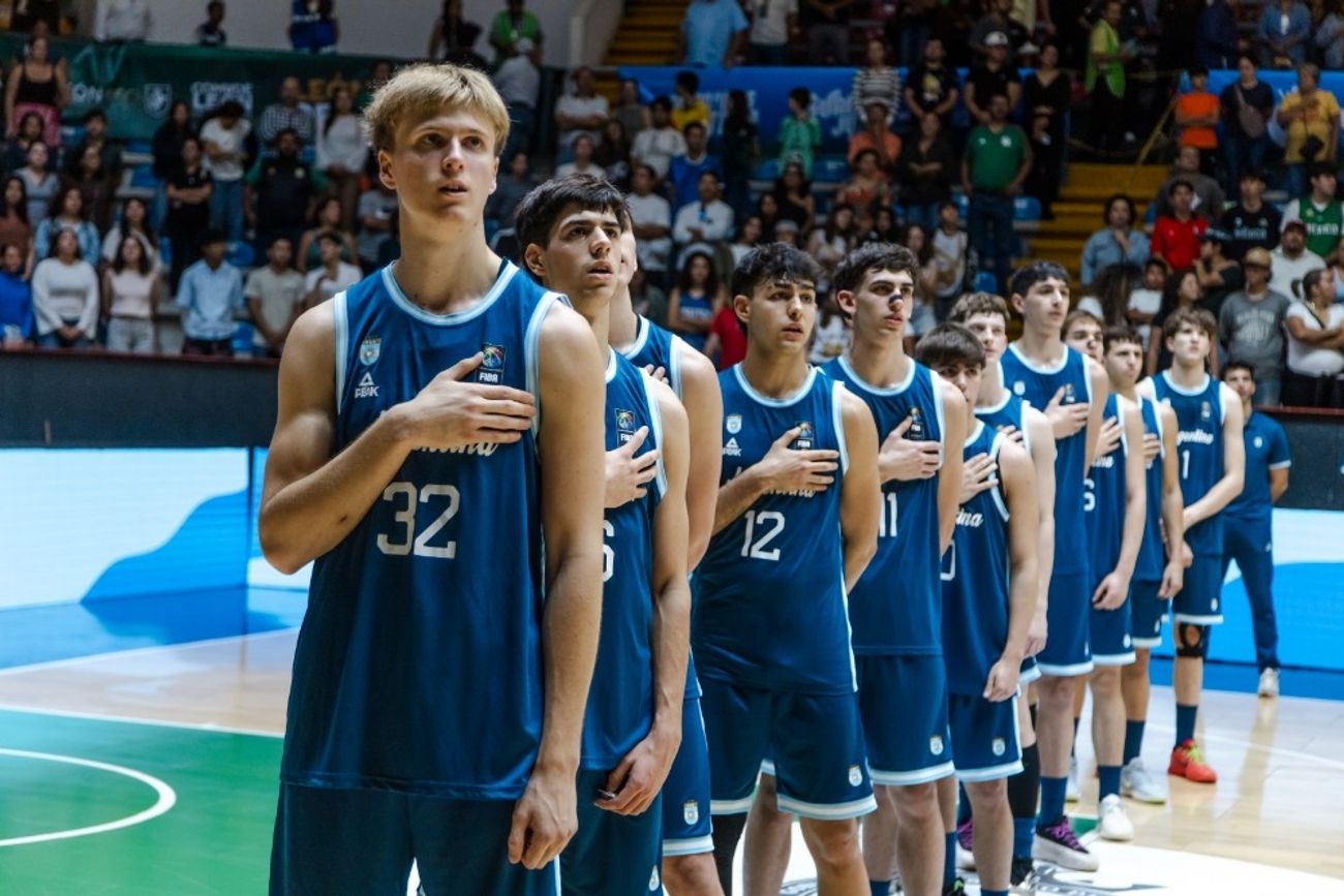 Selección Argentina U18 en el AmeriCup.