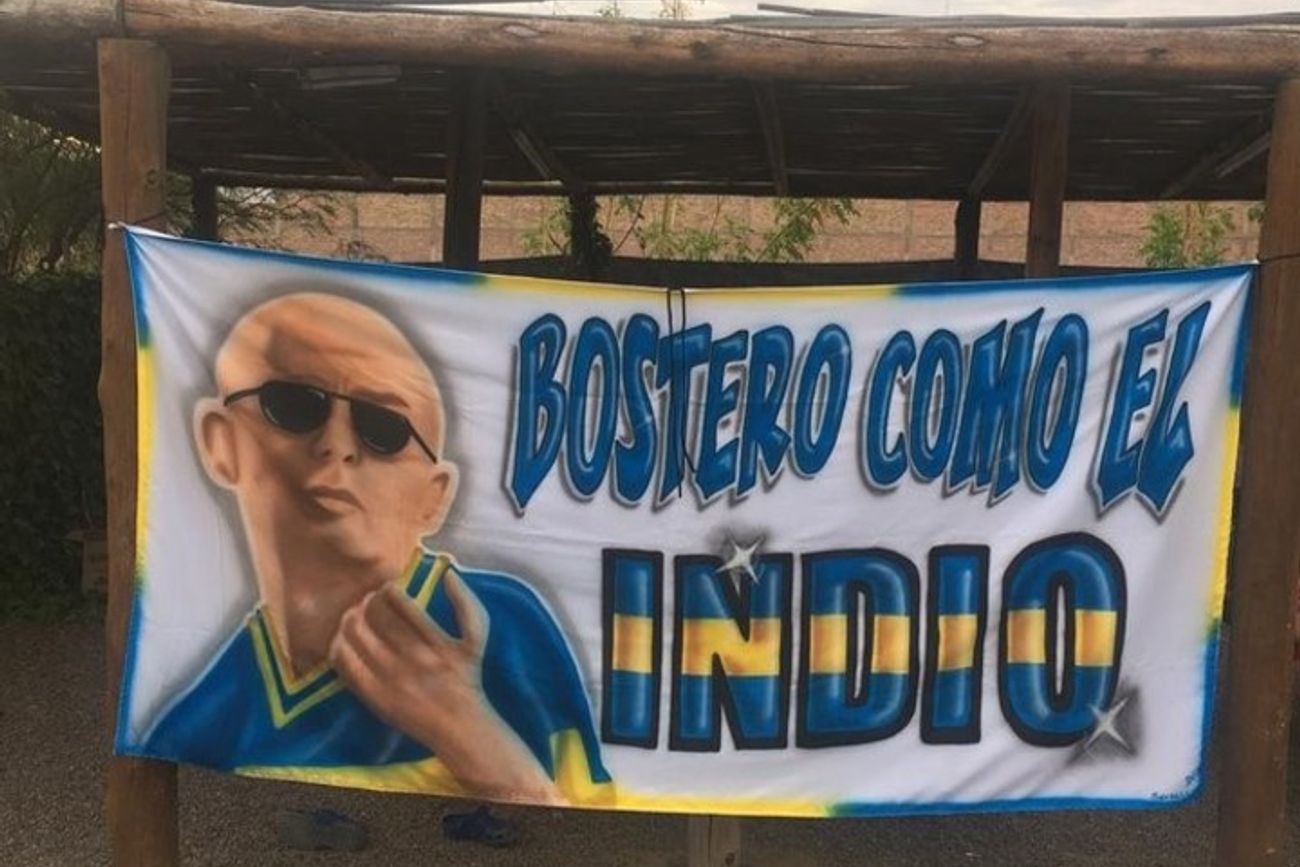 El Indio Solari en las canchas del fútbol argentino.