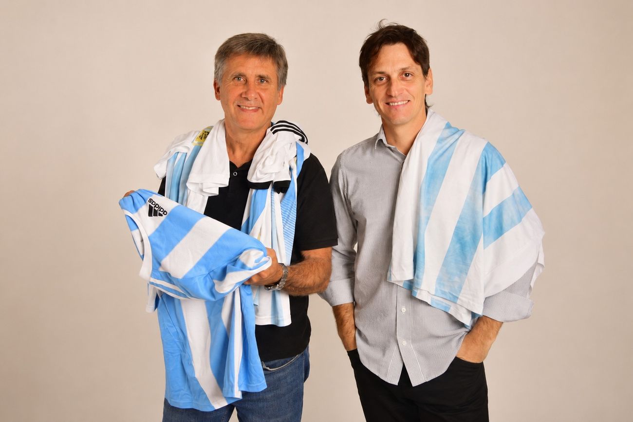 Joaquín Balbis y Sebastián Roggero, enviados de La Voz al Mundial.
