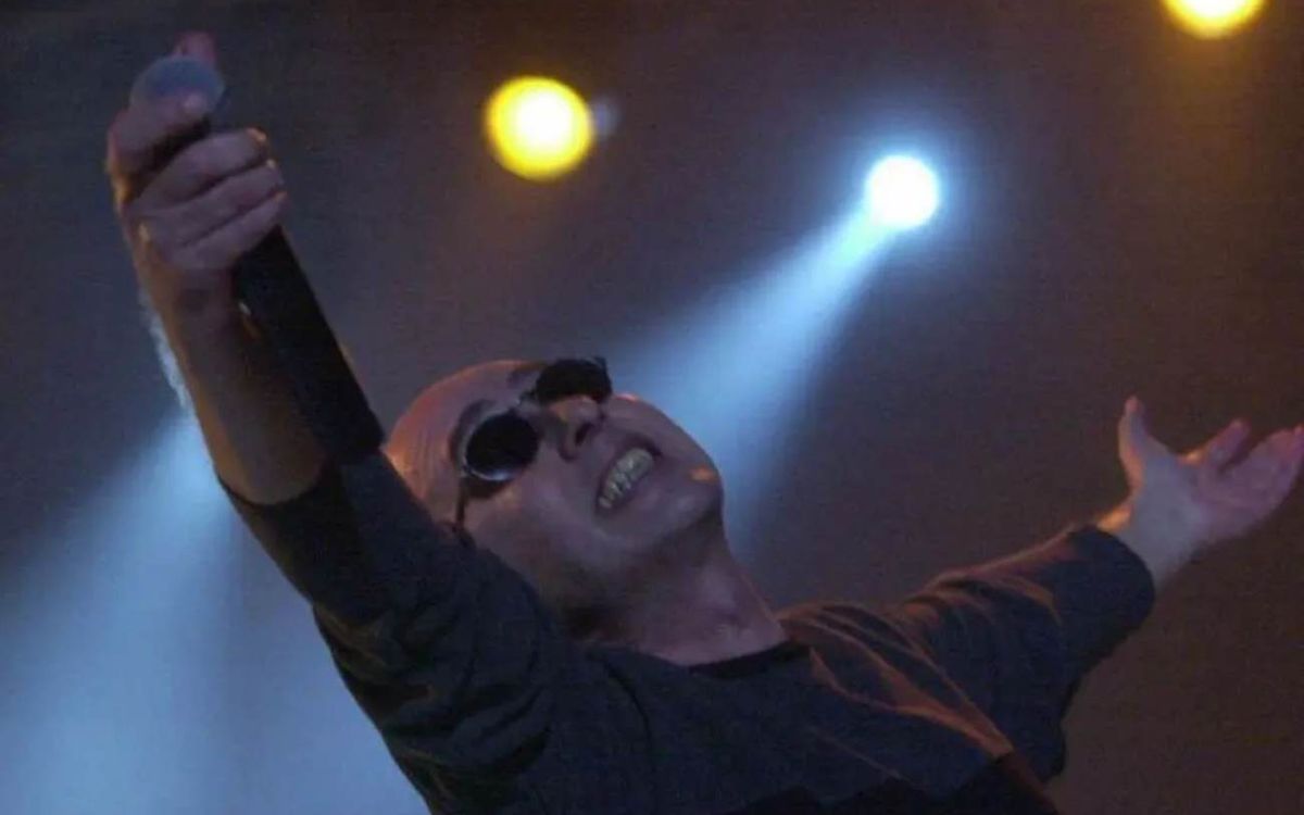 Indio Solari en el último show de Patricio Rey y sus Redonditos de Ricota. Fue en el exChateau Carreras, el 4 de agosto de 2001. (La Voz Archivo)