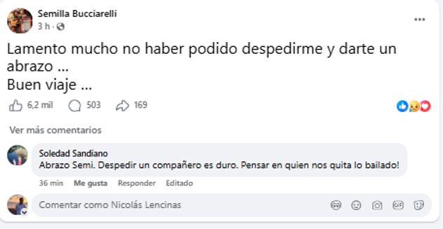 La despedida de los ex-Redondos.