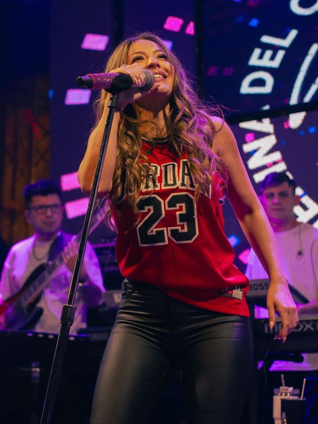 Magui Olave en la Sala del Rey. Foto: Instagram.