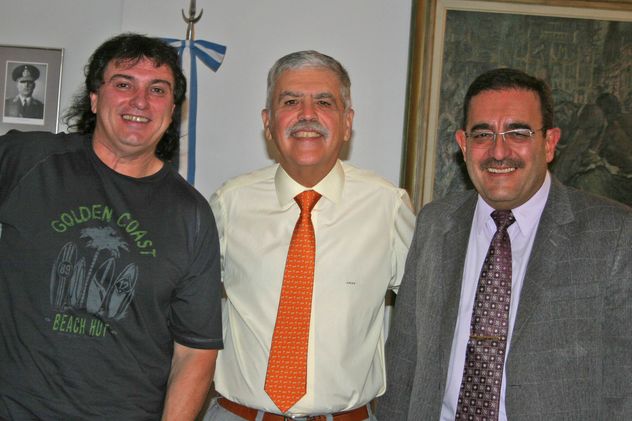 Mauricio Saillén, Julio de Vido y Ricardo Moreno.