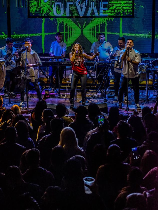 Magui Olave en la Sala del Rey. Foto: Instagram.