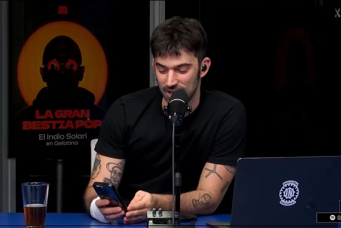 Pedro Rosemblat y sus mensajes con El Indio. Foto: captura pantalla.