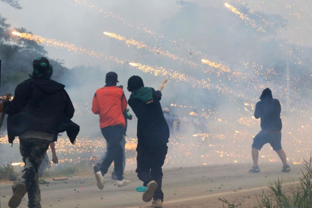 Enfrentamientos en Bolivia