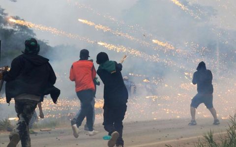 Enfrentamientos en Bolivia