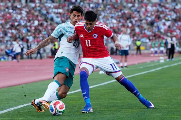 Portugal vs. Chile, en un partido amistoso antes de la Copa del Mundo.