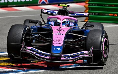 Franco Colapinto en el GP de Mónaco.