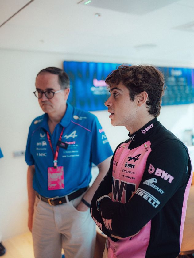 Franco Colapinto en el GP de Mónaco.