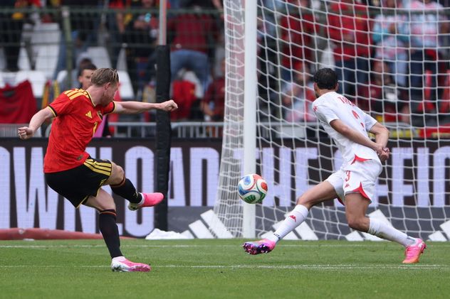 Bélgica vs. Túnez, previo a la Copa del Mundo.