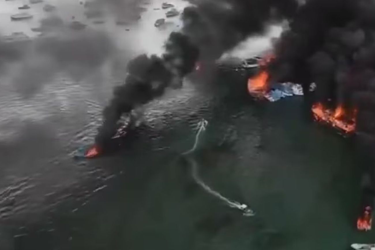 Incendio en Ecuador.
