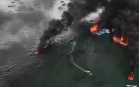 Incendio en Ecuador.