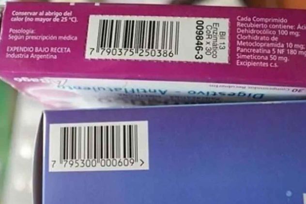 Troquel de medicamentos. 