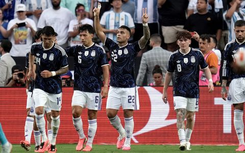 Argentina vs. Honduras, en Texas antes del Mundial.