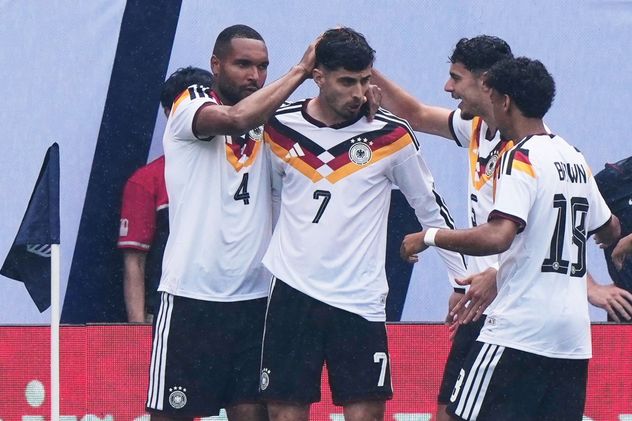 Alemania vs. Estados Unidos, en un amistoso previo a la Copa del Mundo.