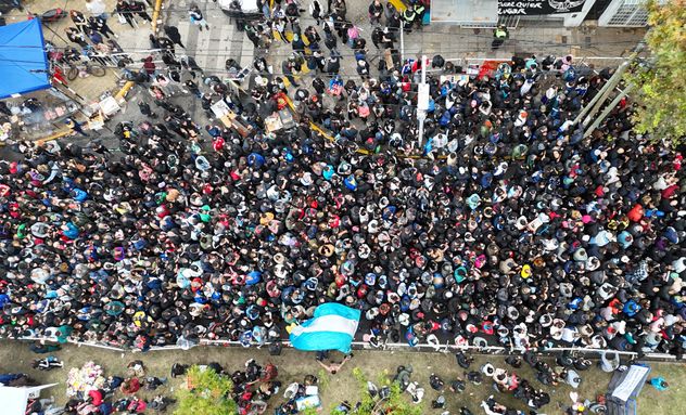 Velatorio del Indio Solari Buenos Aires