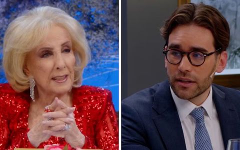 Facundo Macarrón, hijo de Nora Dalmasso, en la mesa de Mirtha Legrand