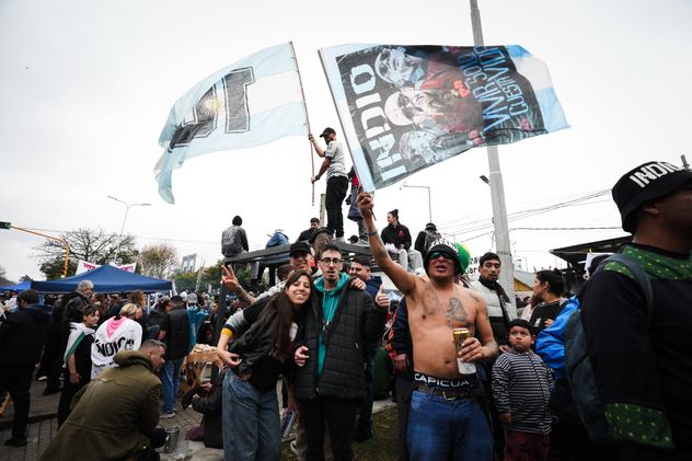 Velatorio del Indio Solari Buenos Aires