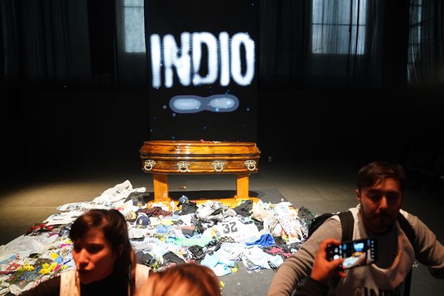 Velatorio del Indio Solari Buenos Aires