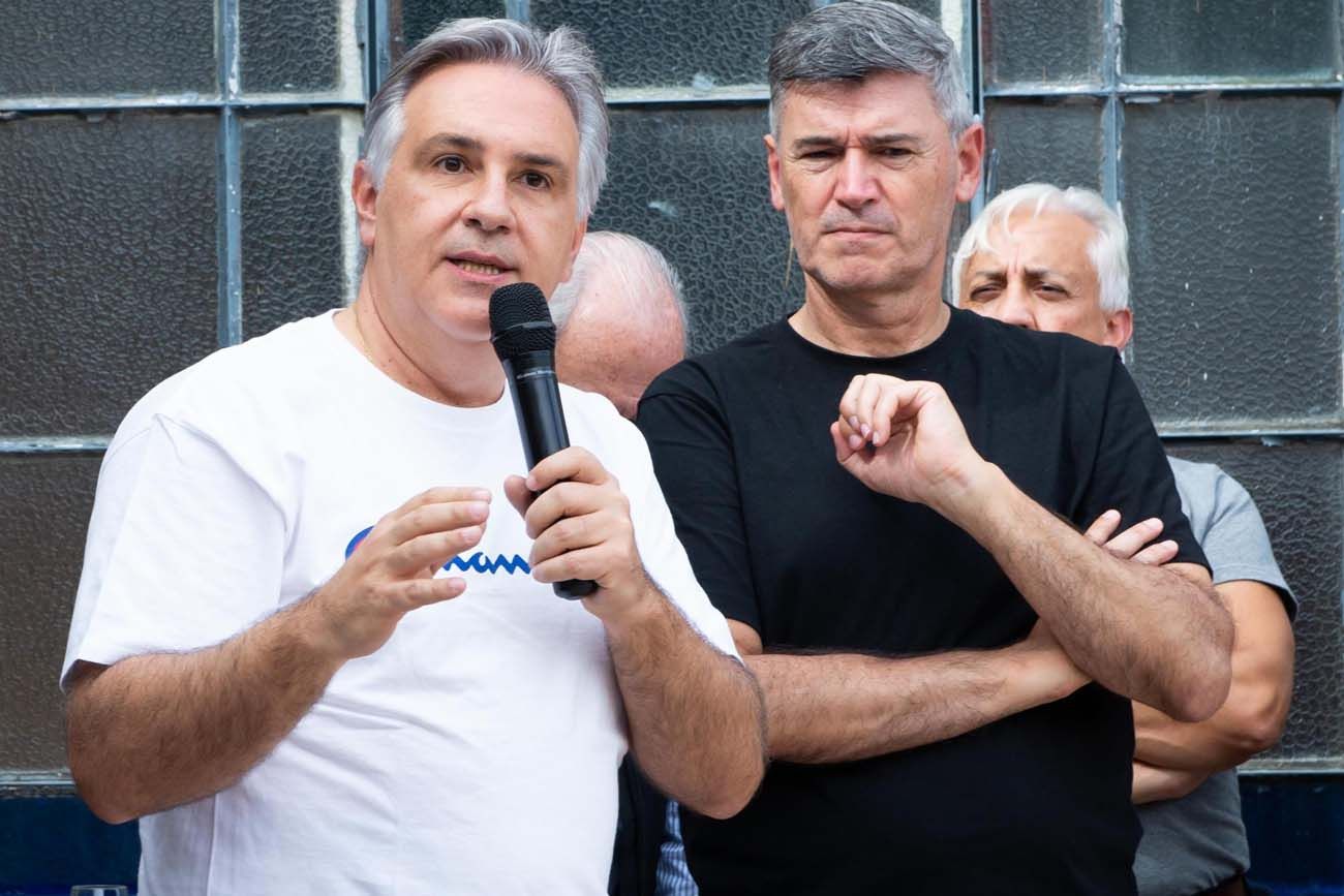 El gobernador Martín Llaryora y el intendente Daniel Passerini.