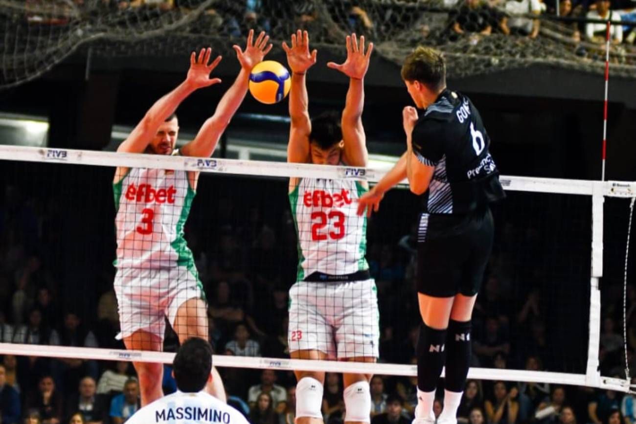 La Selección Argentina masculina de vóley cayó en su último amistoso ante Bulgaria.