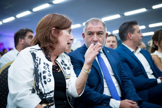 La senadora Alejandra Vigo y el senador Luis Juez, en una foto de 2022.