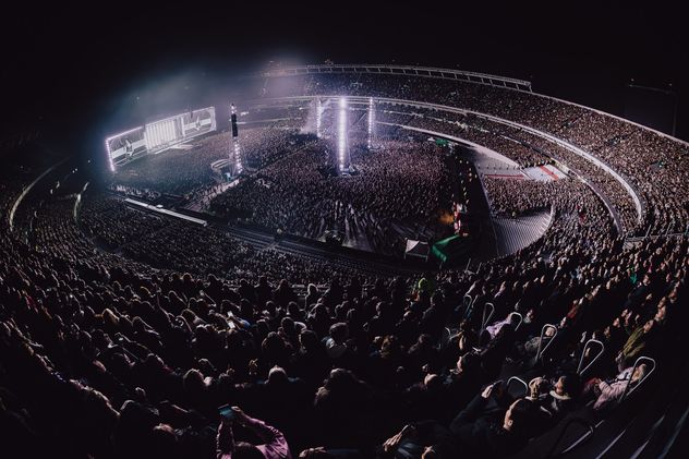 Lali hizo historia en su primer estadio River