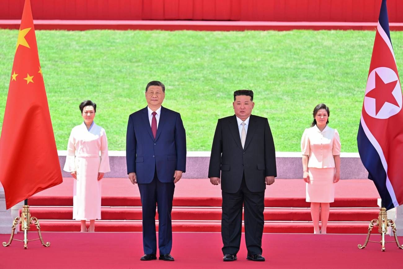 Corea del Norte y China. Xi Jinping y Kim Jong-un sellan su alianza en Piongyang.