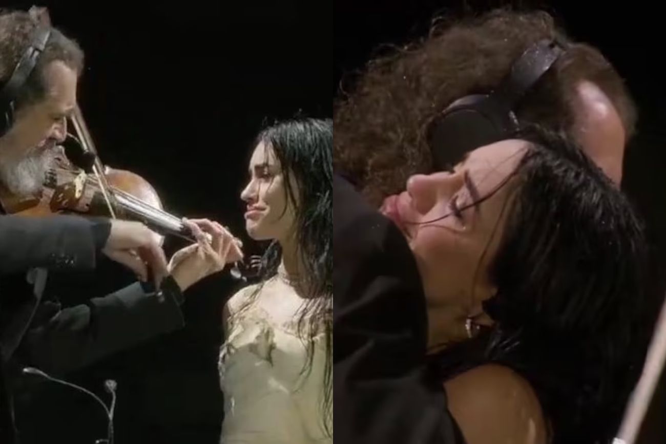 Lali Espósito rompió en llanto en medio de su segundo show en River. 