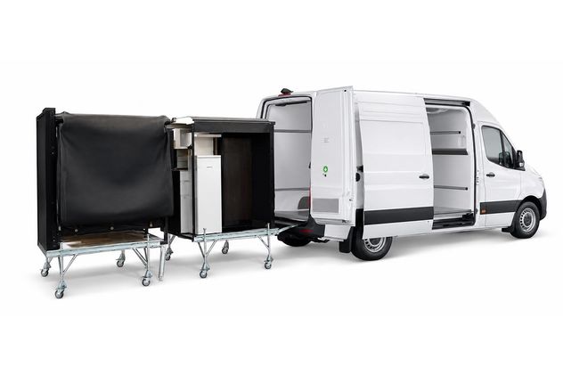 La Sprinter Motorhome se ofrece con cinco opciones de chasis, carrocerías, largos y distancias entre ejes.