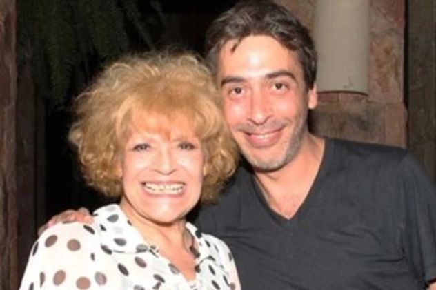 María Rosa Fugazot y su hijo René Beltrán