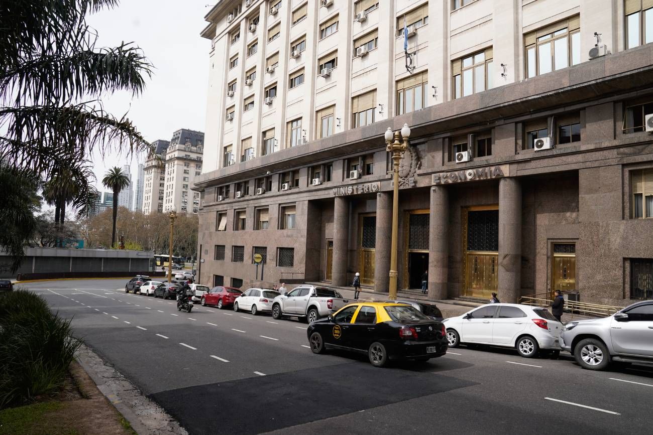 Archivo. El Ministerio de Economía, en la Ciudad Autónoma de Buenos Aires.