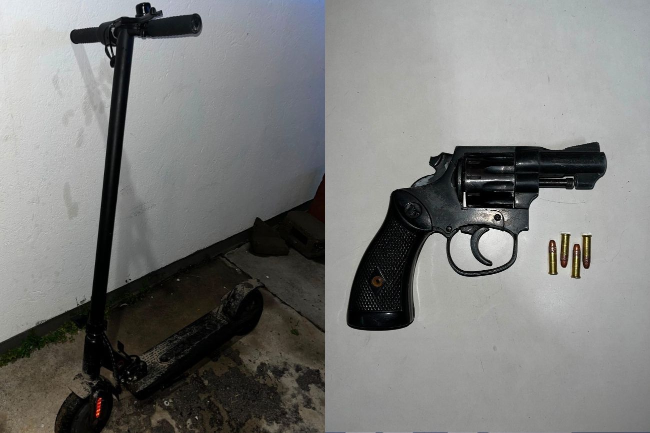 Córdoba. El sujeto quedó detenido en Villa El Libertador tras arrojar un arma desde un monopatín.