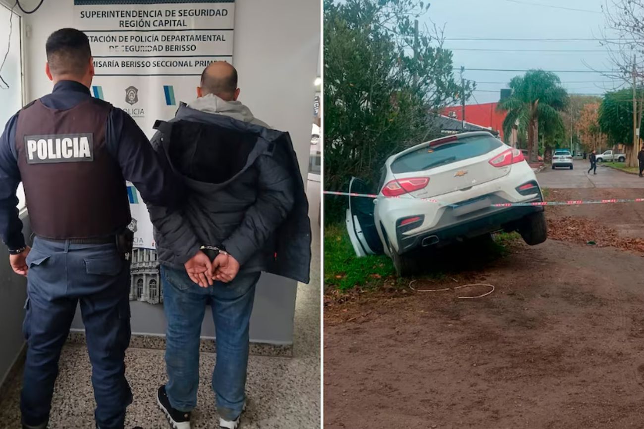 Un hombre atacó con una bomba molotov el Concejo Deliberante de Berisso y fue detenido tras una persecución