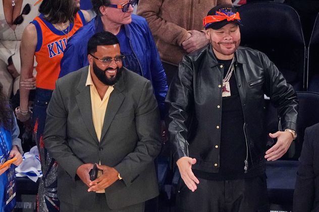 Los famosos en el Madison Square Garden presentes en el tercer partido de la final de la NBA entre el local New York Knicks y San Antonio Spurs. (AP)
