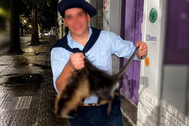 Maltrato animal en Bahía Blanca: mataron a patadas a una nutria y se filmaron para las redes