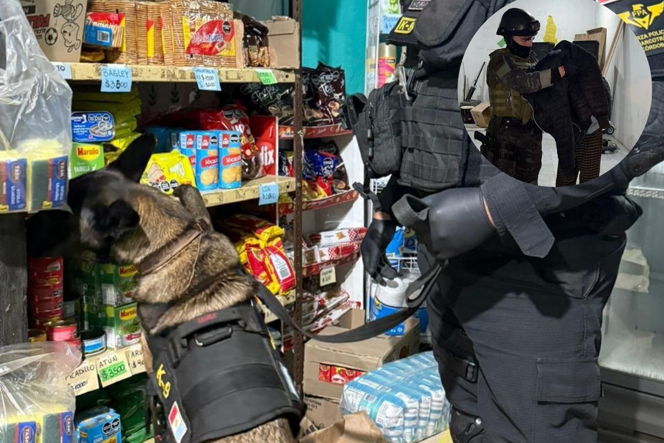 Cosquín. Desbarataron un kiosco que funcionaba como pantalla para vender drogas.