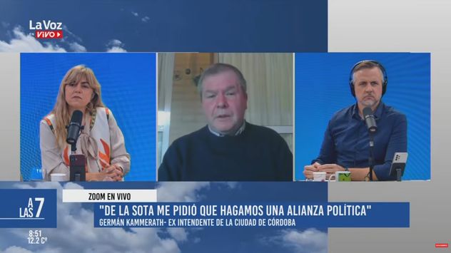 Germán Kammerath en diálogo con La Voz en Vivo.