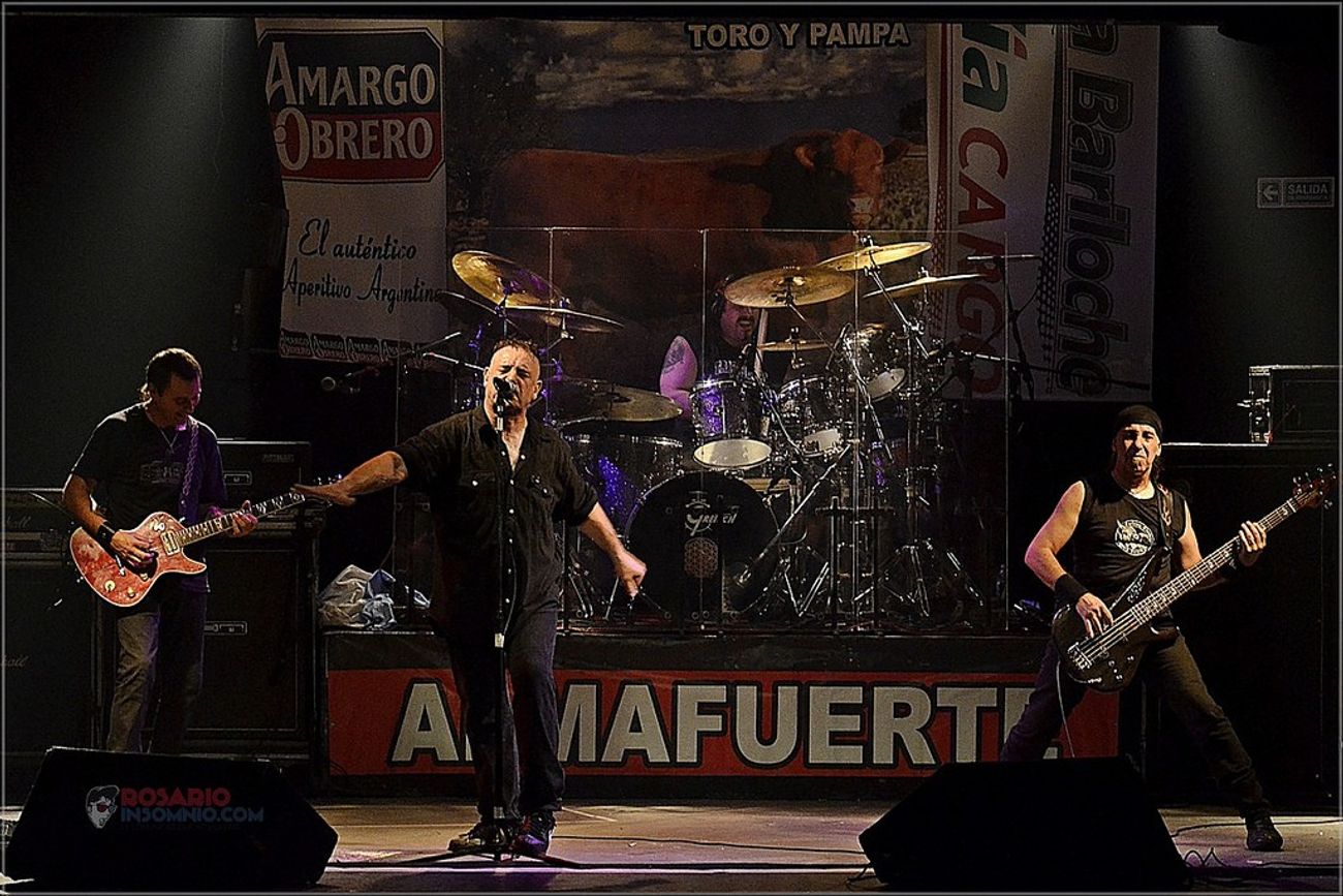 Almafuerte, con Ricardo Iorio como el líder.