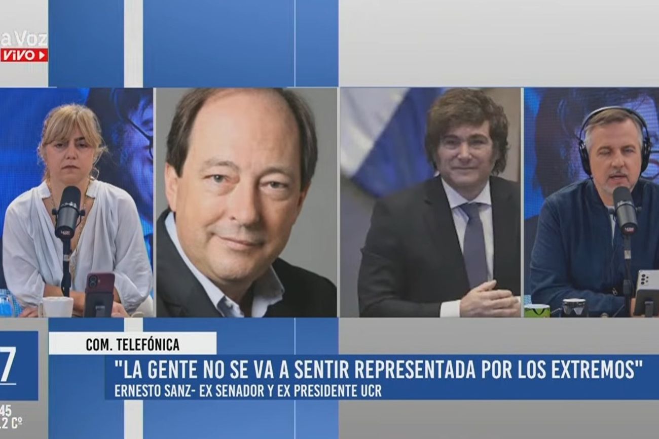 Ernesto Sanz, en diálogo con La Voz En Vivo este martes.