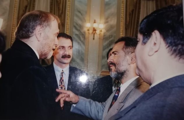 Miguel Quinteros y "Bobby" Fischer.
