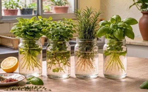 Ni tierra ni macetas: las tres plantas que crecen en agua y decoran cualquier ambiente.
